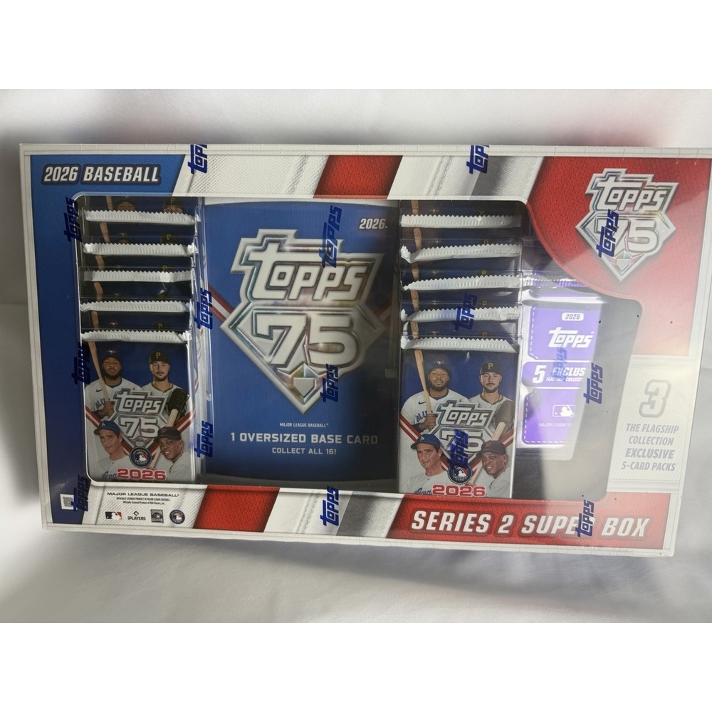 2026 TOPPS SERIES 2 Flagship Collection Super Box (184 cards) MLB Baseball NEW
